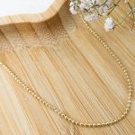 Colar Semijoia Corrente de Bolinhas 2,5mm Banho Ouro 18K - Imagem 2