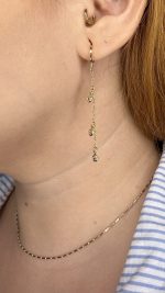 Choker Fio Mini Palitinho Diamantado Banho Ouro 18K - Imagem 3