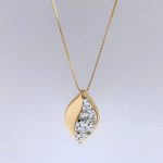 Colar Semijoia Folha Orgânica - Mix de Banho Ouro 18k