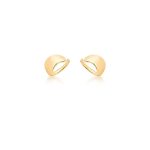 Piercing de Encaixe Semijoia Curvo Liso - Banho de Ouro 18k 15X9X12mm - Imagem 2