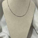 COLAR FITA DIAMANTADA FININHA OURO BRANCO