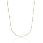 CHOKER RIVIERA 1,5MM OURO AMARELO /CRISTAL - Imagem 2