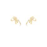 Piercing Fake Semijoia Zircônia 7 Linhas Curvo Banho Ouro 18K - Imagem 2